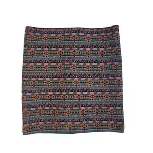 Pleasure Doing Business‎ Womens Pullon Mini Aztec Native Western Print Skirt